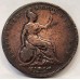 GREAT BRITAIN UK 1854/3 . PENNY . VARIETY . OVERDATE 